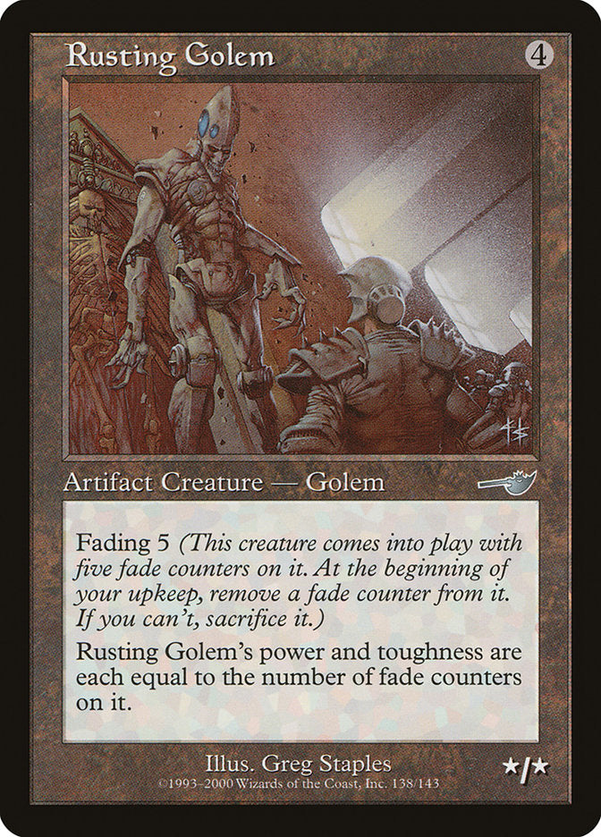 Rusting Golem [Nemesis] | Pegasus Games WI
