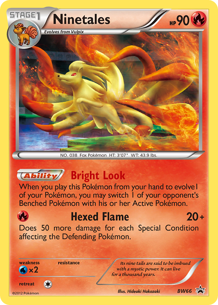 Ninetales (BW66) [Black & White: Black Star Promos] | Pegasus Games WI