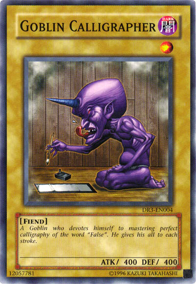 Goblin Calligrapher [DR3-EN004] Common | Pegasus Games WI