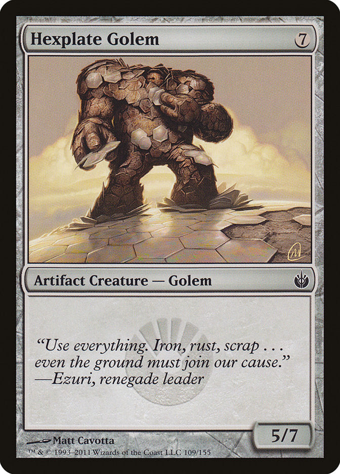Hexplate Golem [Mirrodin Besieged] | Pegasus Games WI