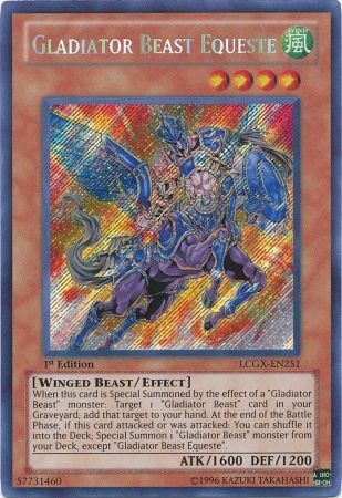 Gladiator Beast Equeste [LCGX-EN251] Secret Rare | Pegasus Games WI