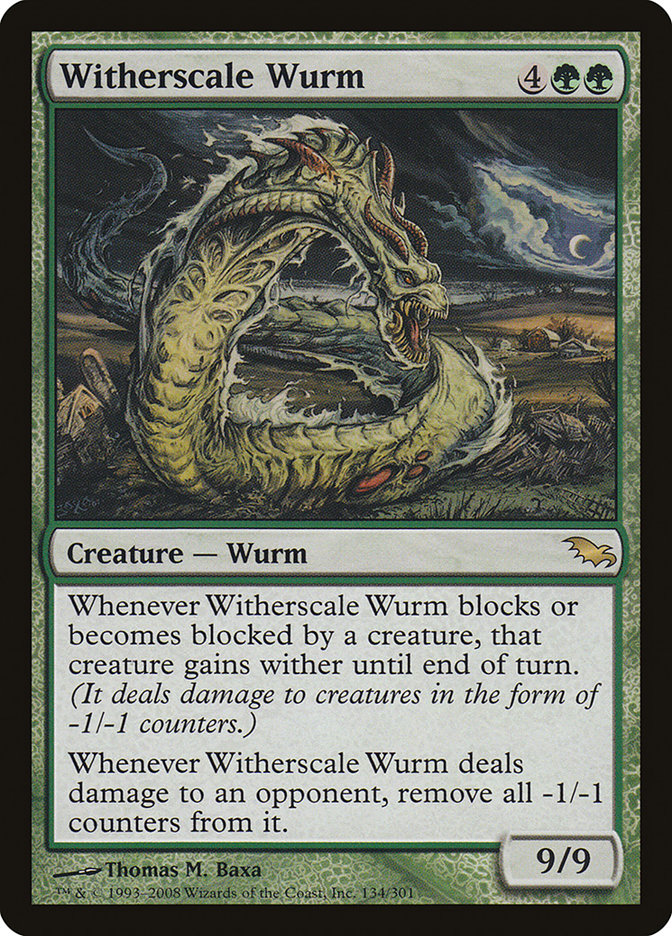 Witherscale Wurm [Shadowmoor] | Pegasus Games WI