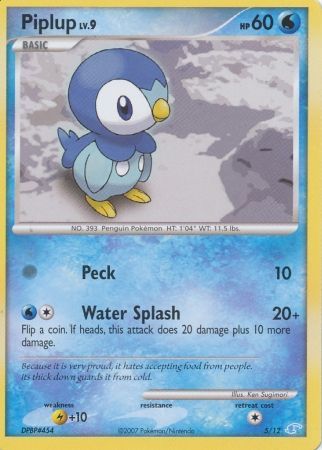 Piplup (5/12) [Diamond & Pearl: Trainer Kit - Manaphy] | Pegasus Games WI