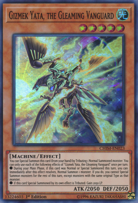 Gizmek Yata, the Gleaming Vanguard [CHIM-EN023] Super Rare | Pegasus Games WI