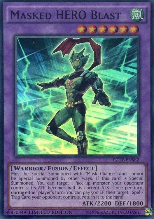 Masked HERO Blast [RATE-ENSE2] Super Rare | Pegasus Games WI