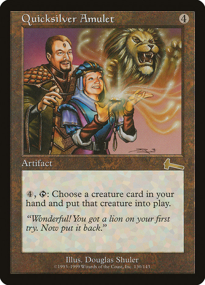 Quicksilver Amulet [Urza's Legacy] | Pegasus Games WI