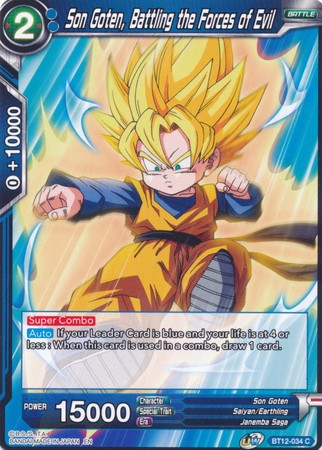 Son Goten, Battling the Forces of Evil [BT12-034] | Pegasus Games WI