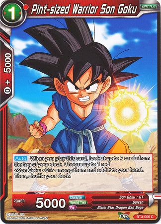 Pint-sized Warrior Son Goku [BT3-006] | Pegasus Games WI