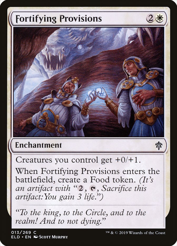Fortifying Provisions [Throne of Eldraine] | Pegasus Games WI