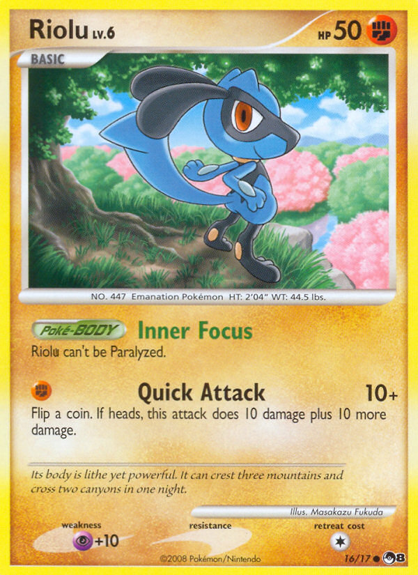 Riolu (16/17) [POP Series 8] | Pegasus Games WI