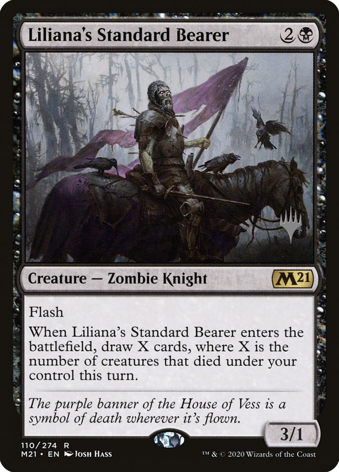 Liliana's Standard Bearer (Promo Pack) [Core Set 2021 Promos] | Pegasus Games WI