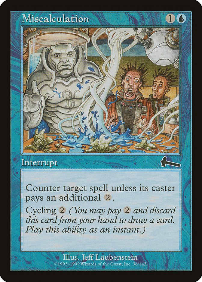 Miscalculation [Urza's Legacy] | Pegasus Games WI
