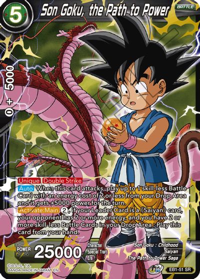 Son Goku, the Path to Power (EB1-051) [Battle Evolution Booster] | Pegasus Games WI