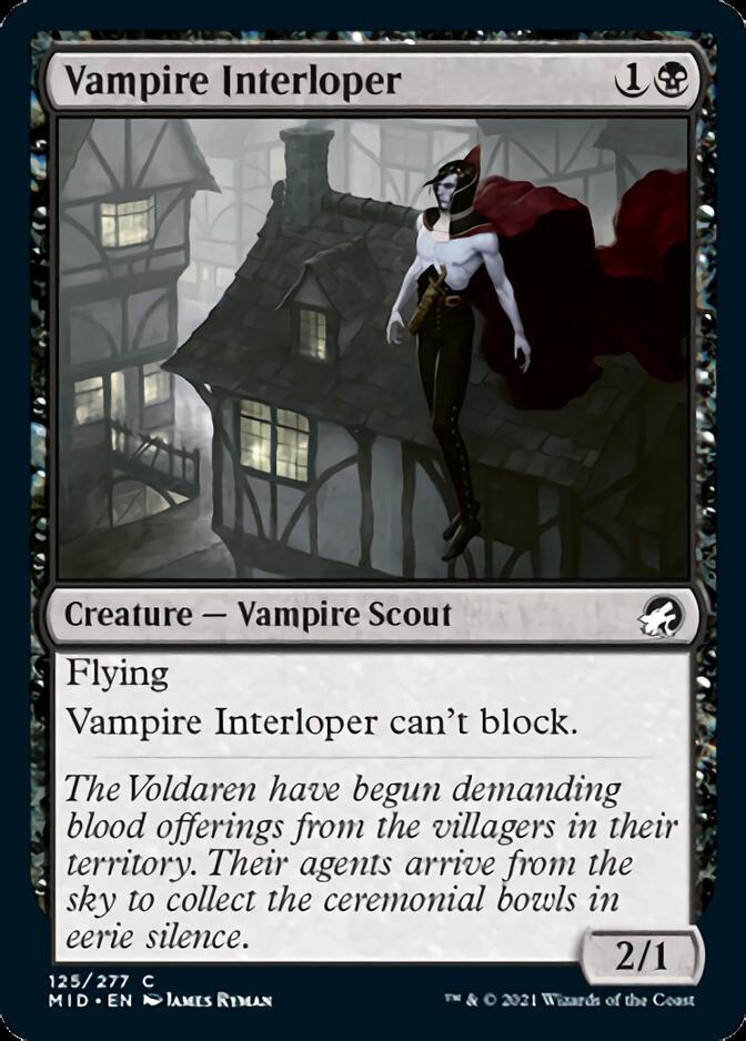 Vampire Interloper [Innistrad: Midnight Hunt] | Pegasus Games WI