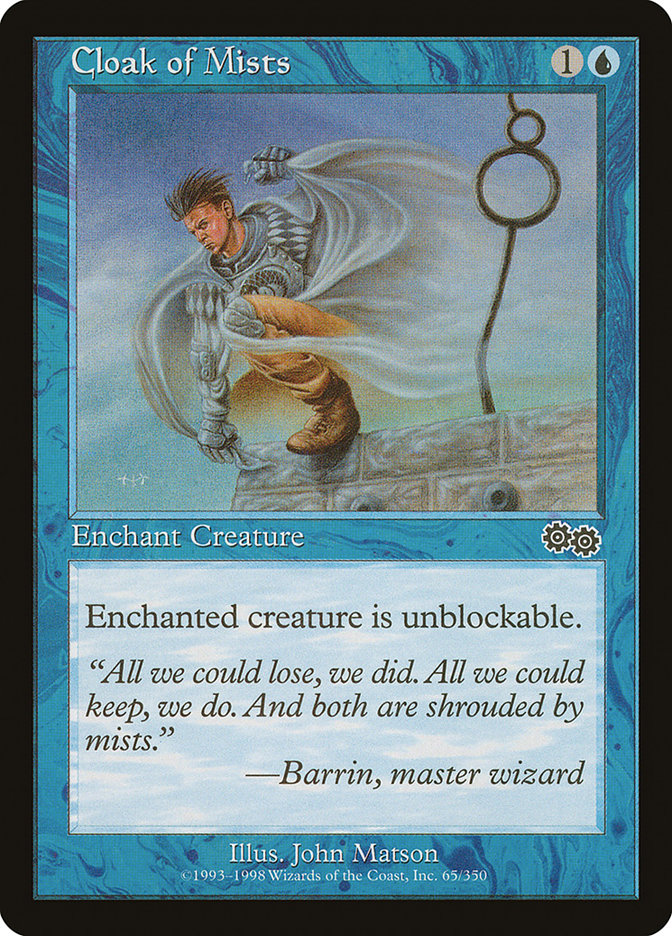 Cloak of Mists [Urza's Saga] | Pegasus Games WI