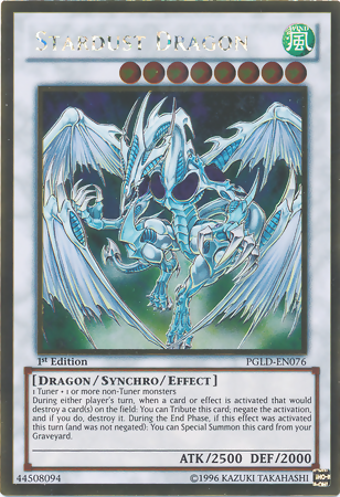 Stardust Dragon [PGLD-EN076] Gold Rare | Pegasus Games WI