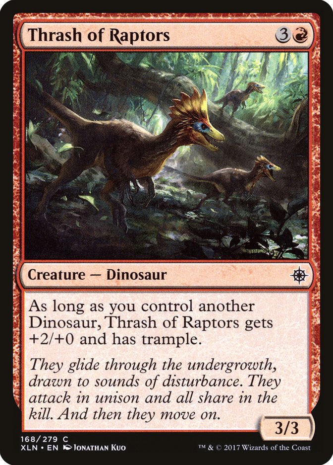 Thrash of Raptors [Ixalan] | Pegasus Games WI