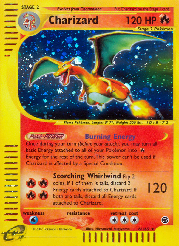 Charizard (6/165) [Expedition: Base Set] | Pegasus Games WI