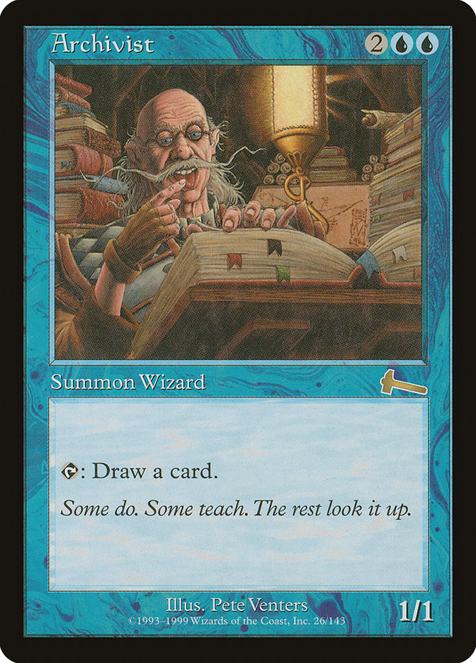 Archivist [Urza's Legacy] | Pegasus Games WI