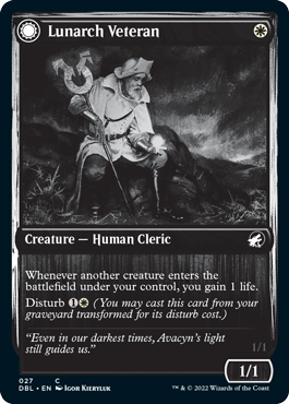 Lunarch Veteran // Luminous Phantom [Innistrad: Double Feature] | Pegasus Games WI