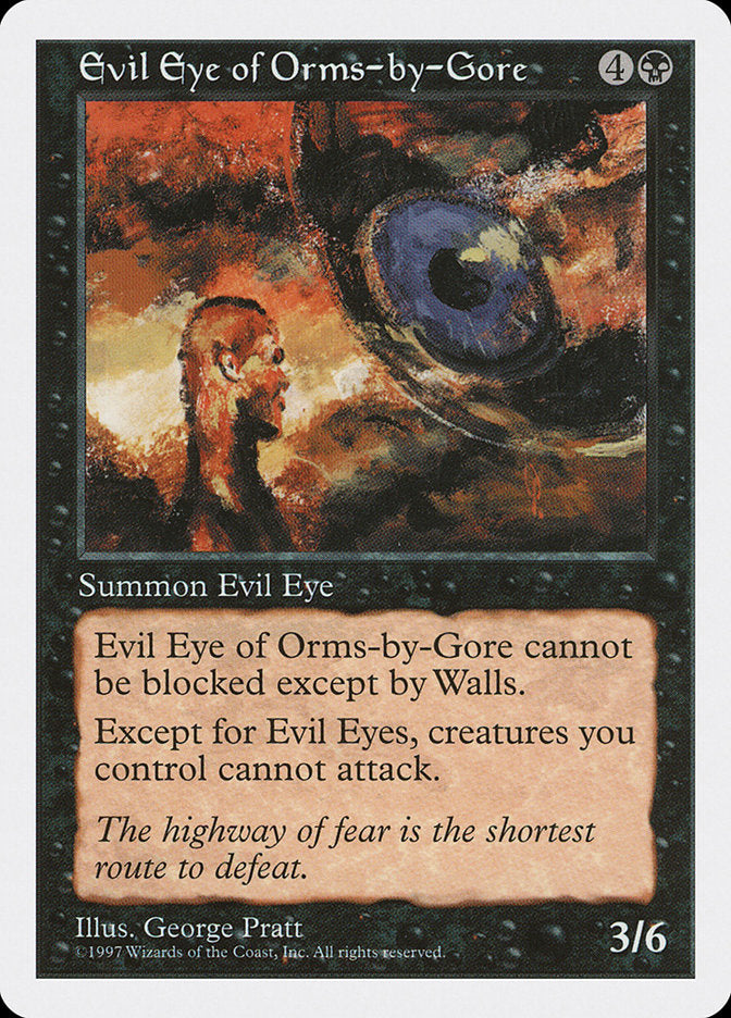 Evil Eye of Orms-by-Gore [Fifth Edition] | Pegasus Games WI