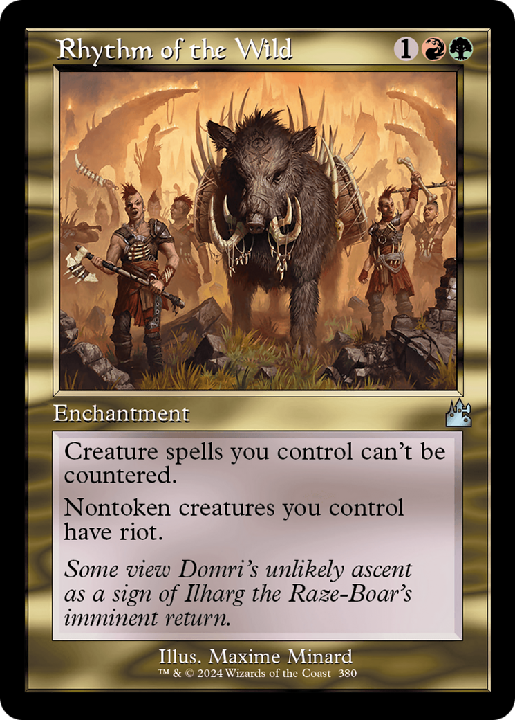 Rhythm of the Wild (Retro Frame) [Ravnica Remastered] | Pegasus Games WI
