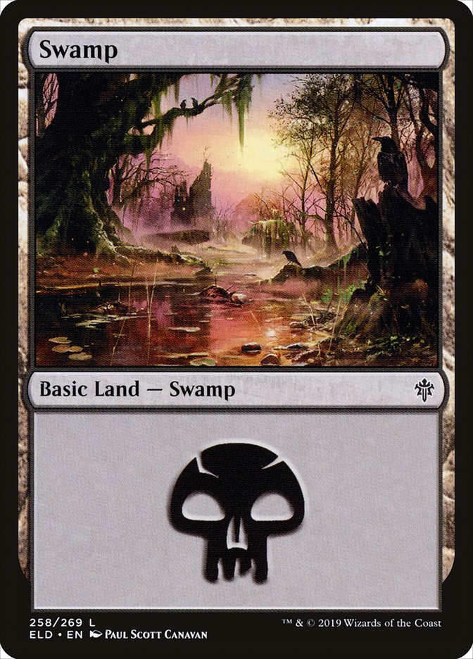 Swamp (258) [Throne of Eldraine] | Pegasus Games WI