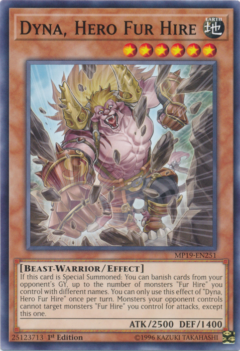 Dyna, Hero Fur Hire [MP19-EN251] Common | Pegasus Games WI