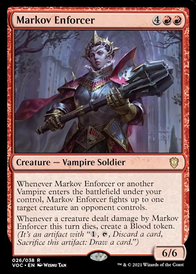 Markov Enforcer [Innistrad: Crimson Vow Commander] | Pegasus Games WI