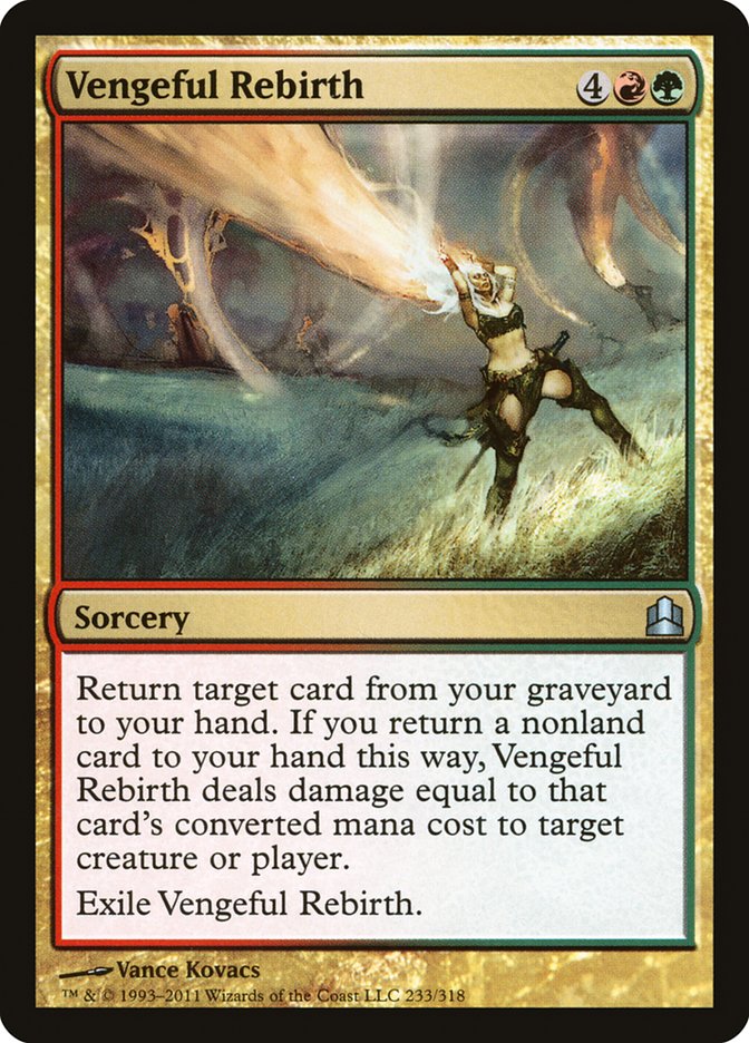 Vengeful Rebirth [Commander 2011] | Pegasus Games WI