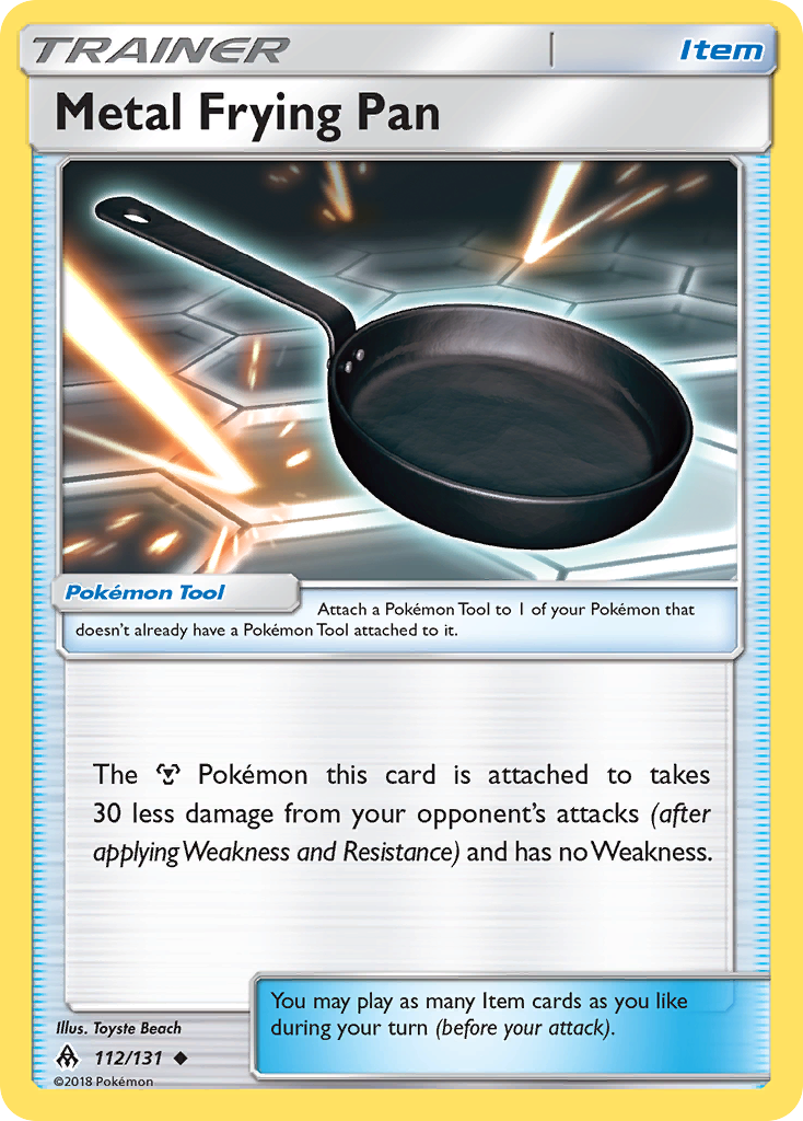 Metal Frying Pan (112/131) [Sun & Moon: Forbidden Light] | Pegasus Games WI