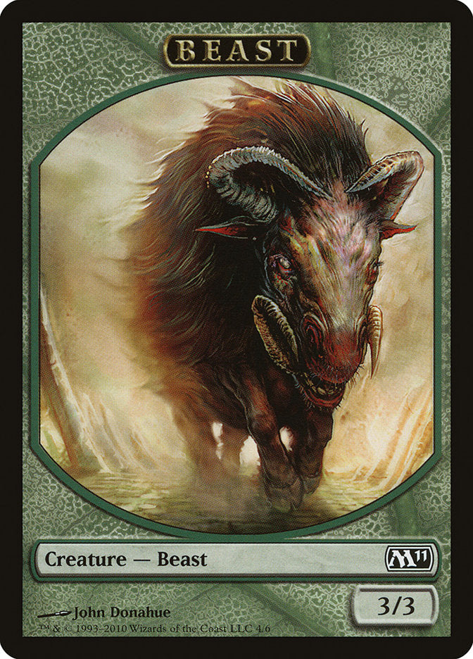 Beast Token [Magic 2011 Tokens] | Pegasus Games WI