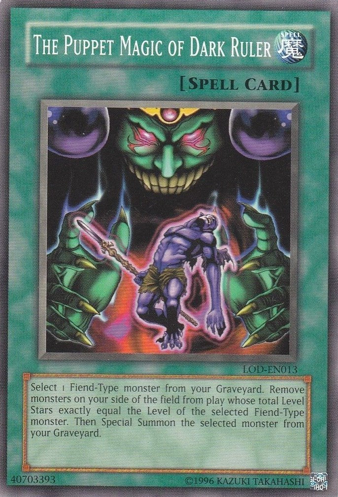 The Puppet Magic of Dark Ruler [LOD-EN013] Common | Pegasus Games WI