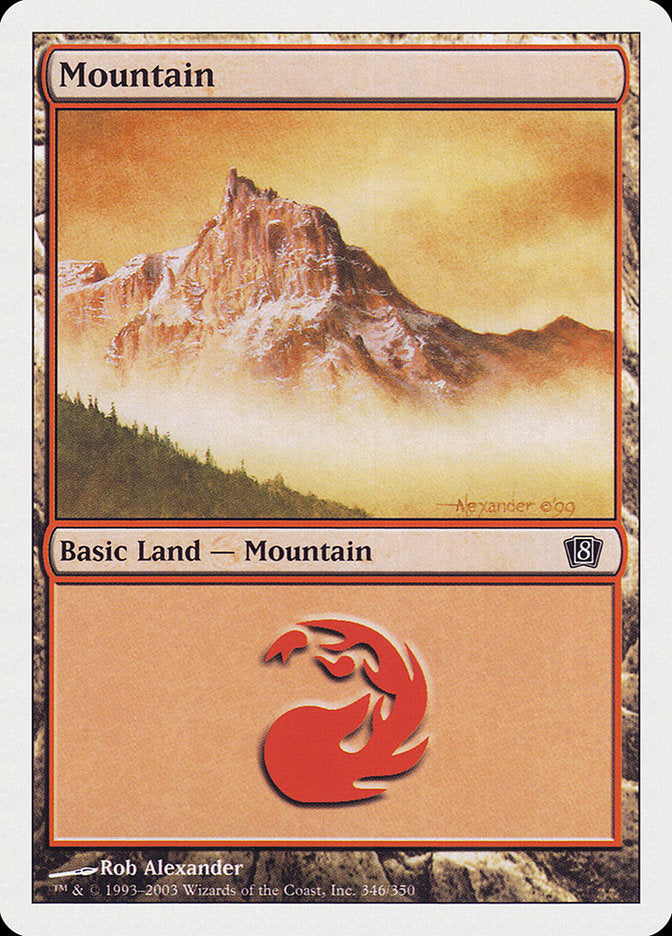 Mountain (346) [Eighth Edition] | Pegasus Games WI