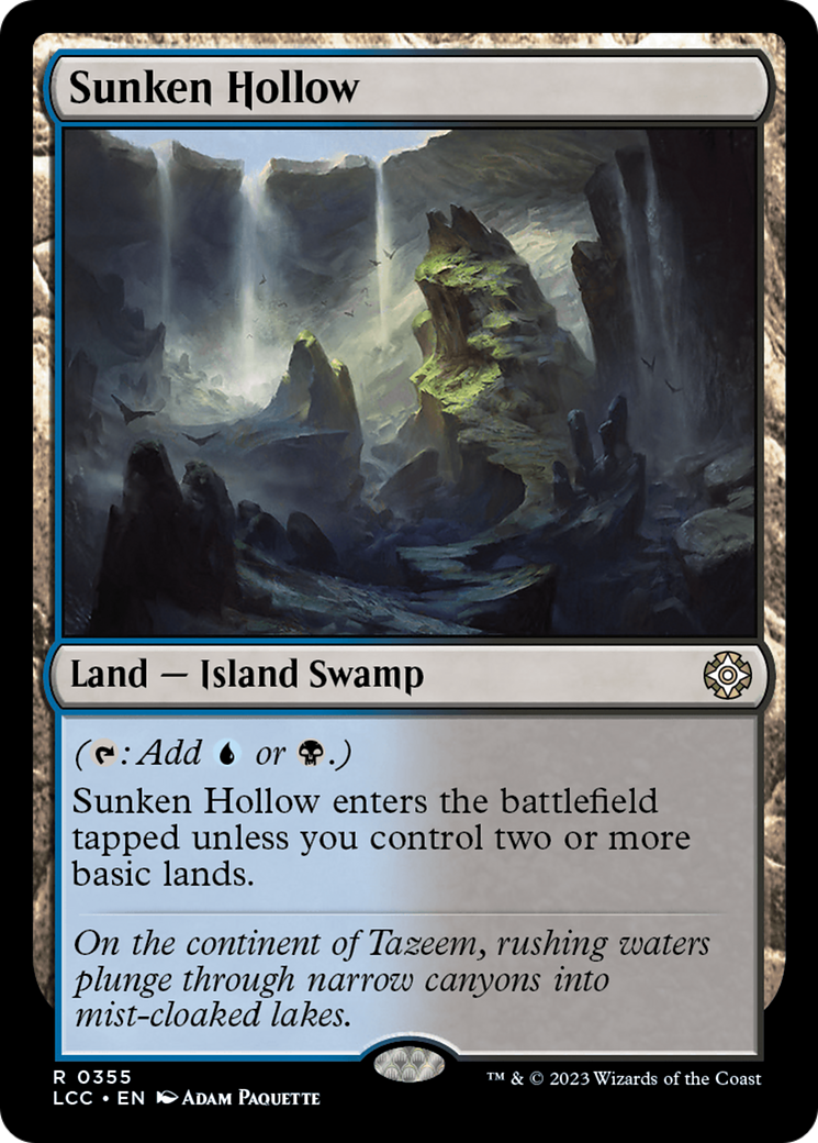 Sunken Hollow [The Lost Caverns of Ixalan Commander] | Pegasus Games WI