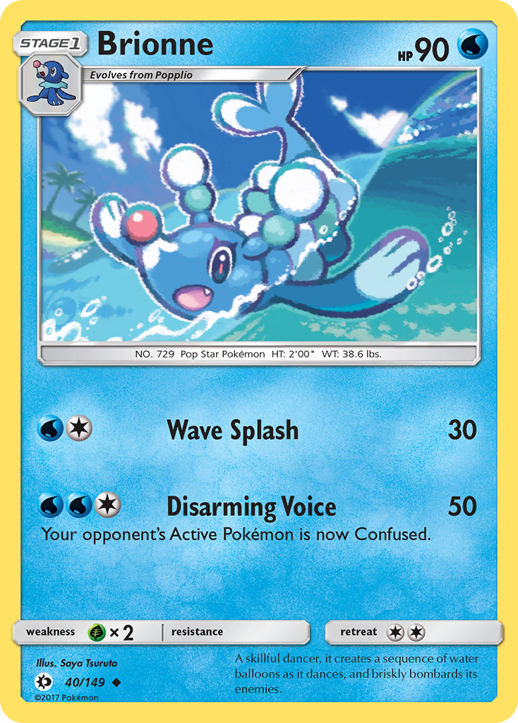 Brionne (40/149) [Sun & Moon: Base Set] | Pegasus Games WI