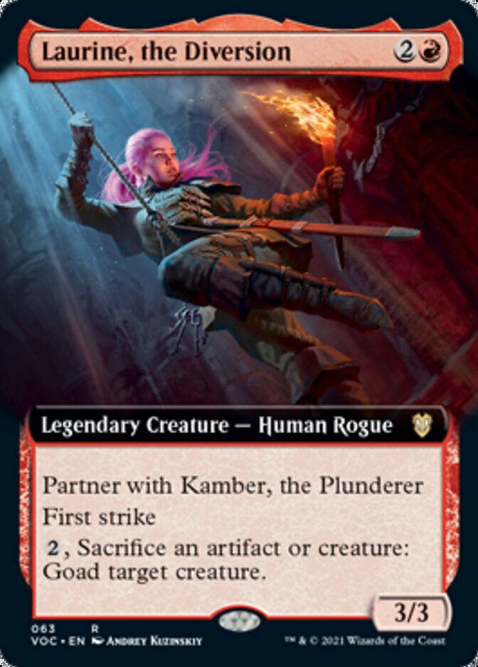 Laurine, the Diversion (Extended Art) [Innistrad: Crimson Vow Commander] | Pegasus Games WI