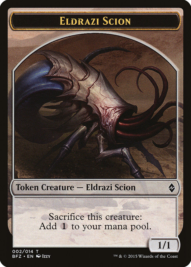 Eldrazi Scion Token (002/014) [Battle for Zendikar Tokens] | Pegasus Games WI