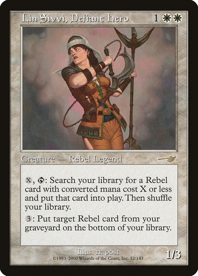 Lin Sivvi, Defiant Hero [Nemesis] | Pegasus Games WI