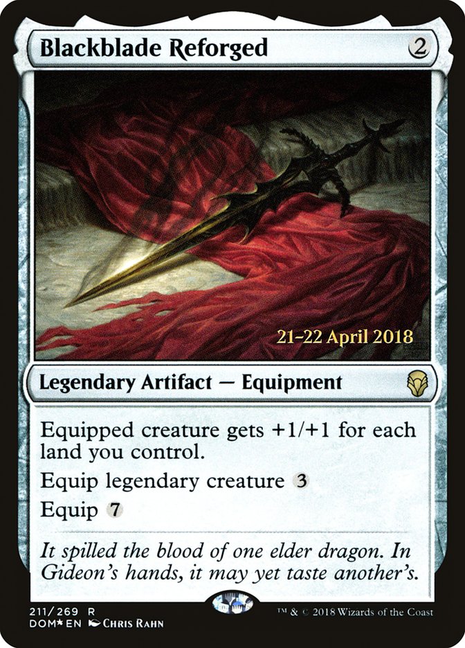 Blackblade Reforged [Dominaria Prerelease Promos] | Pegasus Games WI