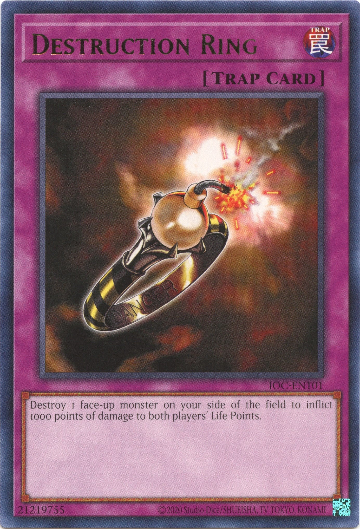 Destruction Ring (25th Anniversary) [IOC-EN101] Rare | Pegasus Games WI