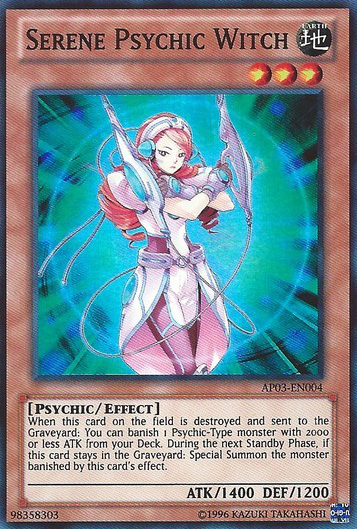 Serene Psychic Witch [AP03-EN004] Super Rare | Pegasus Games WI