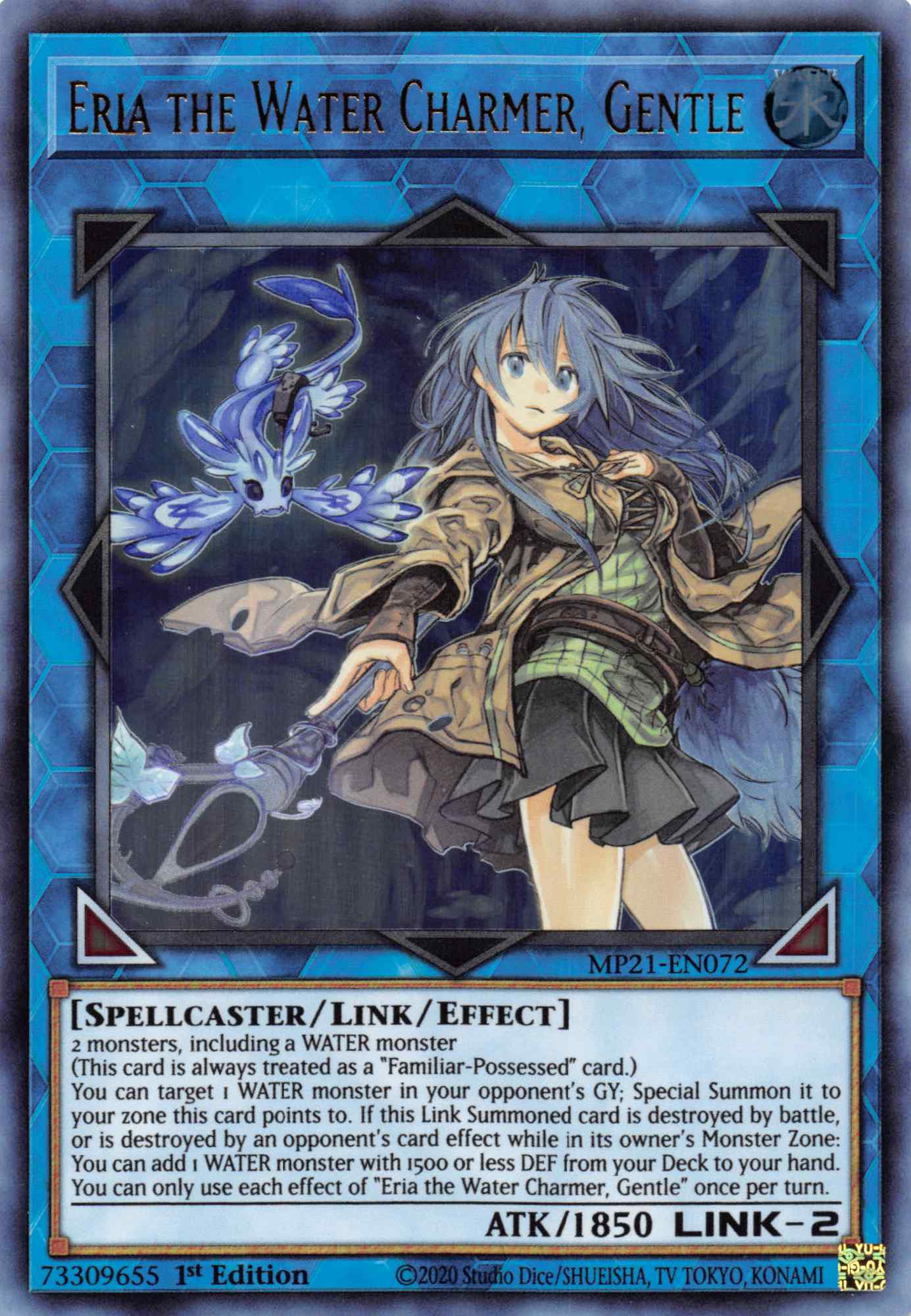 Eria the Water Charmer, Gentle [MP21-EN072] Ultra Rare | Pegasus Games WI