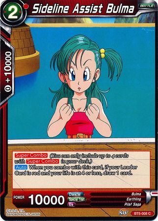 Sideline Assist Bulma (BT5-008) [Miraculous Revival] | Pegasus Games WI