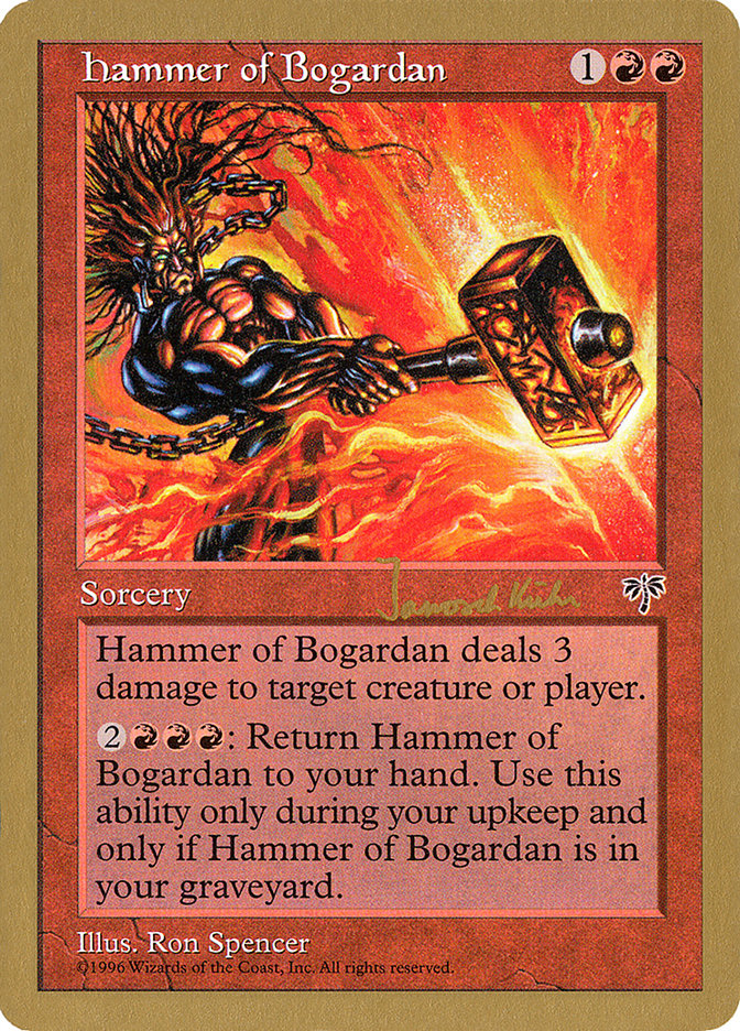 Hammer of Bogardan (Janosch Kuhn) [World Championship Decks 1997] | Pegasus Games WI