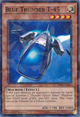 Blue Thunder T-45 (Shatterfoil) [BP03-EN039] Shatterfoil Rare | Pegasus Games WI