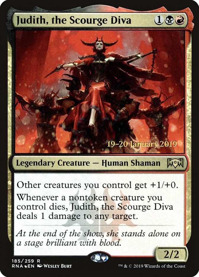 Judith, the Scourge Diva [Ravnica Allegiance Prerelease Promos] | Pegasus Games WI