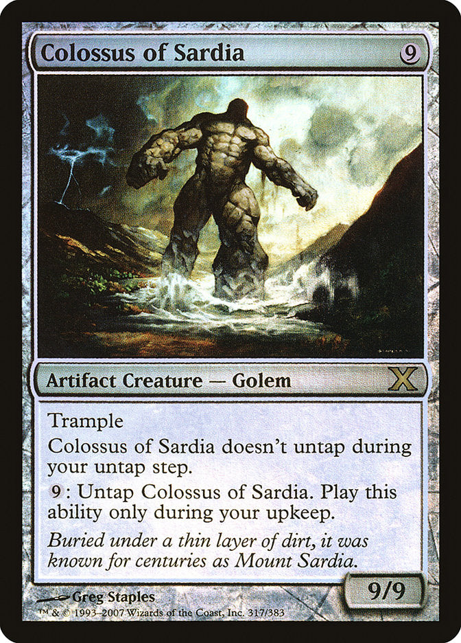 Colossus of Sardia (Premium Foil) [Tenth Edition] | Pegasus Games WI