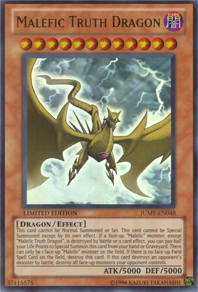 Malefic Truth Dragon [JUMP-EN048] Ultra Rare | Pegasus Games WI