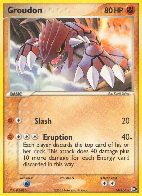 Groudon (14/106) [EX: Emerald] | Pegasus Games WI